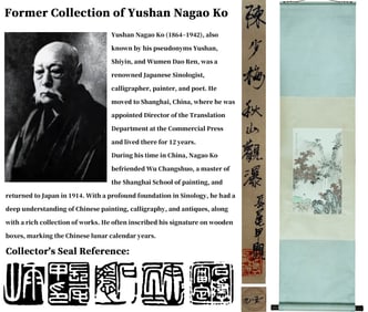 ATTRIBUTED TO CHEN SHAOMEI (1909-1954), AUTUMN MOUNTAIN AND WATERFALL