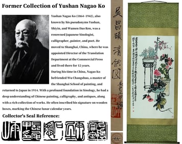 ATTRIBUTED TO WU CHANGSHUO (1844-1927), PURE OFFERING