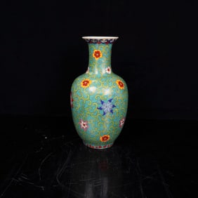 A CLOISONNé ENAMEL VASE