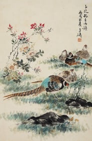 WANG XUETAO (1903–1982), ATTRIBUTED TO, LIVING IN PEACE AND CONTENTMENT