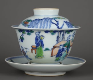 A DOUCAI 'FIGURAL' BOWL