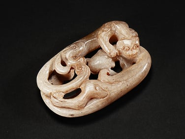 JADE CHI DRAGON PENDANT