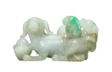 A JADEITE DOG