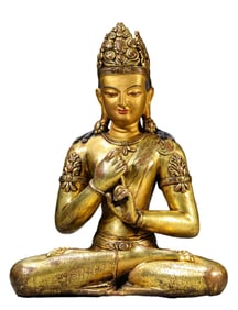 A TIBET PARLA DYNASTY STYLE VAIROCANA BUDDHA