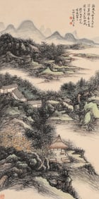 HUANG BINHONG (1865–1955), ATTRIBUTED TO, LANDSCAPES AND FIGURES