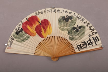 QI BAISHI (1864-1957), ATTRIBUTED TO, THREE GENERATIONS OF PEACE