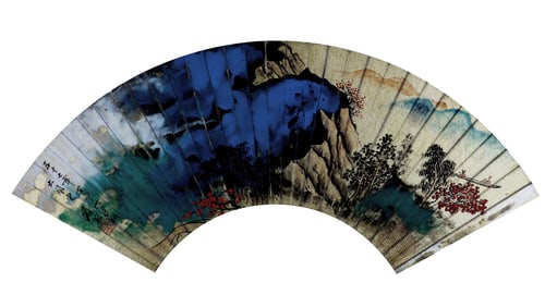 ZHANG DAQIAN (1899-1983), ATTRIBUTED TO, SPLASHED-COLOR LANDSCAPE