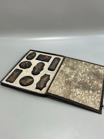 A SET OF INK CAKES