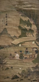 CHEN HONGSHOU (1599-1652), ATTRIBUTED TO, BOATING AT RED CLIFF