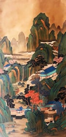 QIU YING (C.1494-1552), ATTRIBUTED TO, LANDSCAPE