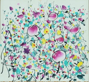 WU GUANZHONG (1919-2010), ATTRIBUTED TO, VIBRANT COLORS