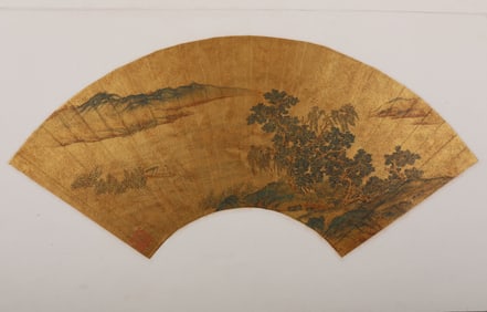 QIU YING (C.1494-1552), ATTRIBUTED TO, LANDSCAPE FAN