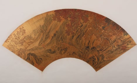 TANG YIN (1470-1524), ATTRIBUTED TO, LANDSCAPE FAN