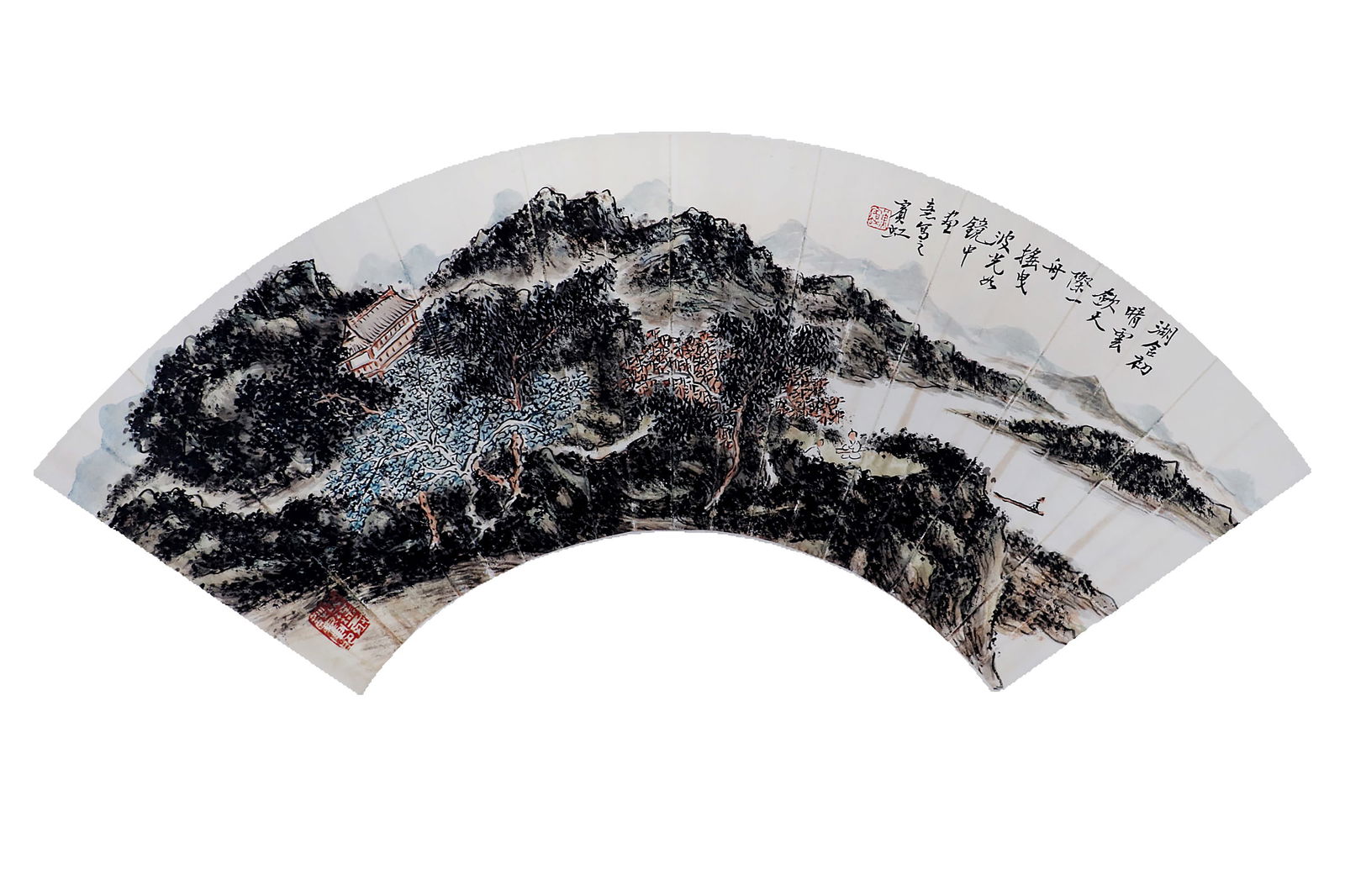 HUANG BINHONG (1865-1955), ATTRIBUTED TO, LANDSCAPE: HUANG BINHONG (1865-1955), ATTRIBUTED TO, LANDSCAPE Dimensions: Length: 15 cm (5.91 in.), Width: 48 cm (18.90 in.). All measurements are approximate.Any condition statement is given as a courtesy to a