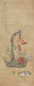 MIAO JIAHUI (1841-1903), ATTRIBUTED TO, CELEBRATING SHOU