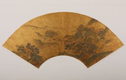 QIU YING (C.1494-1552), ATTRIBUTED TO, LANDSCAPE FAN