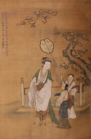 TANG YIN (1470-1524), ATTRIBUTED TO, COURT LADIES