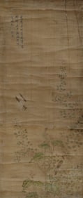 SHEN ZHOU (1427-1509), ATTRIBUTED TO, FLOWERS AND BIRDS