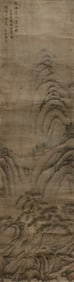 WANG SHIMIN (1592-1680), ATTRIBUTED TO, LANDSCAPE IN THE STYLE OF MEI DAOREN