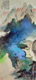 ZHANG DAQIAN (1899-1983), ATTRIBUTED TO, LANDSCAPE