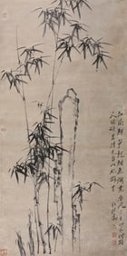 ZHENG BANQIAO (1693-1765), ATTRIBUTED TO, BAMBOO AND ROCK