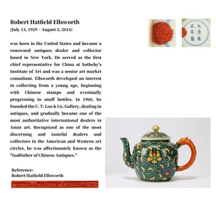 A BLACK-GROUND FAMILLE ROSE WITH GILT-DECORATED 'FLORAL' TEAPOT
