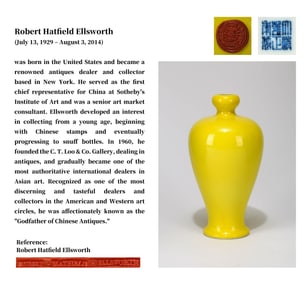 A YELLOW GLAZED MEIPING
