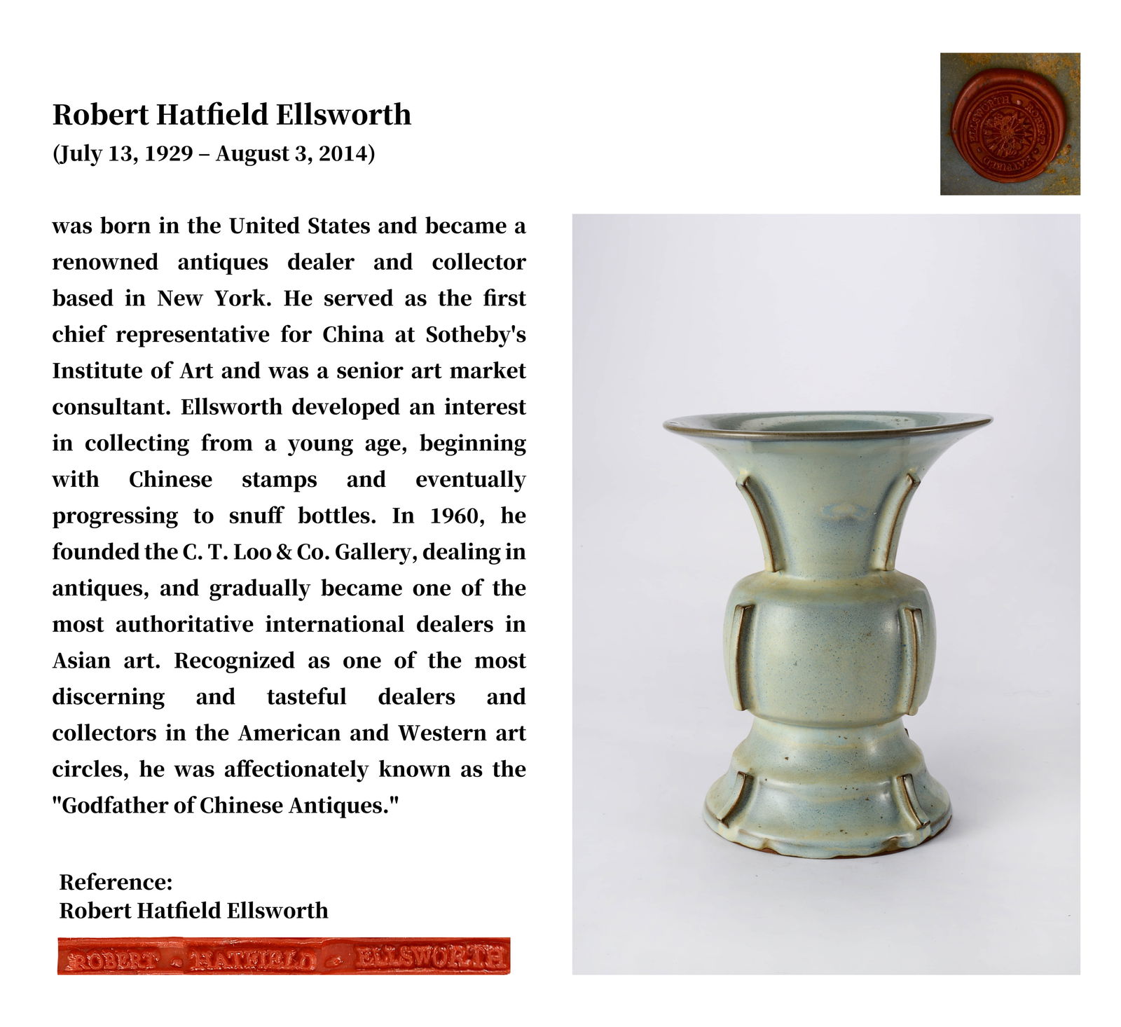 A JUN TYPE VASE: A JUN TYPE VASE Length: 25 cm (9.8 in.), Width: 25 cm (9.8 in.), Height: 31 cm (12.2 in.). All measurements are approximate. Any condition statement is given as a courtesy to a client, is only an opin