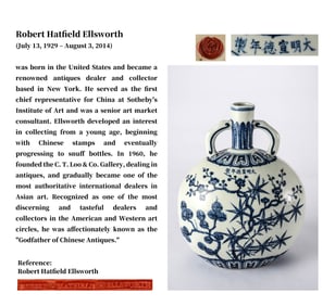 A BLUE AND WHITE 'PINE, BAMBOO AND PLUM' MOONFLASK