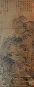 TANG YIN (1470-1524), ATTRIBUTED TO, LOFTY MOUNTAINS