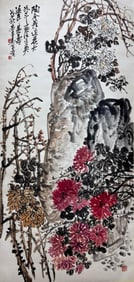 WU CHANGSHUO (1844-1927), ATTRIBUTED TO, FLOWERS