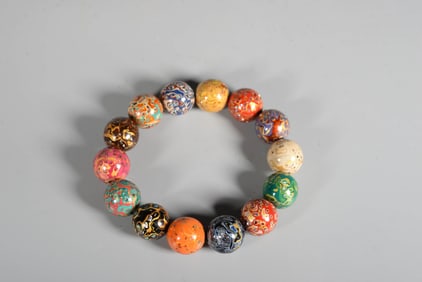 A 'PINEAPPLE LACQUER' BRACELET