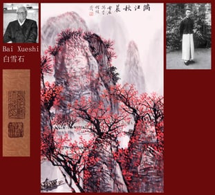 BAI XUESHI ATTRIBUTED TO,LANDSCAPE