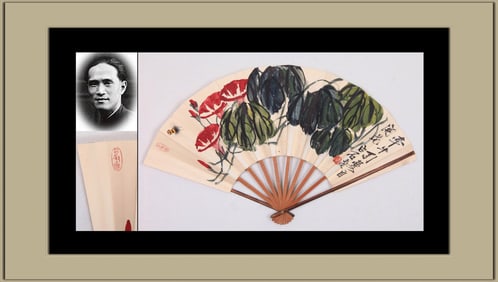 QI BAISHI ATTRIBUTED TO,FLOWERS AND INSECTS