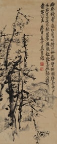 WU CHANGSHUO (1844-1927), ATTRIBUTED TO, PLUM BLOSSOMS