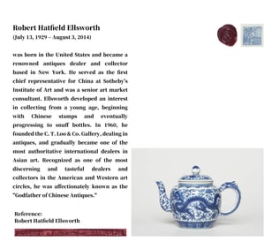 A BLUE AND WHITE 'DRAGONS' TEAPOT