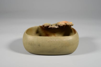 A SONGHUA STONE 'GRAPES' WASHER
