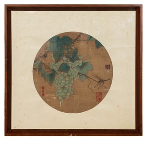 ZHANG BOJU (1898-1982), ATTRIBUTED TO, GRAPES
