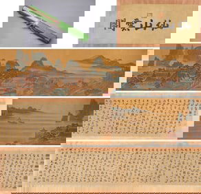 QIU YING (1494-1552), ATTRIBUTED TO, IMMORTAL MOUNTAINS AND CLOUD PAVILIONS