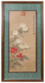 EMPRESS DOWAGER CIXI (1835-1908), ATTRIBUTED TO, FLOWERS