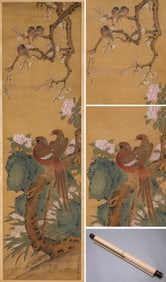 JIANG TINGXI (1669-1732), ATTRIBUTED TO, FLOWERS AND BIRDS