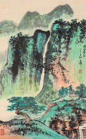 XIE ZHILIU (1910-1997), ATTRIBUTED TO, LANDSCAPE