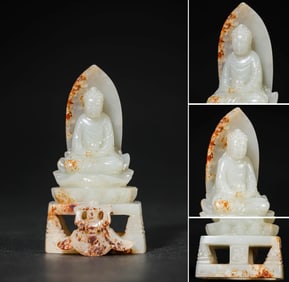 A JADE MEDICINE BUDDHA