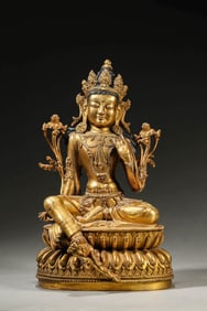 A SEATED AVALOKITESHVARA