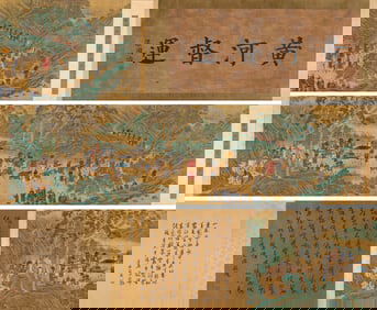 XU YANG (18TH CENTURY), ATTRIBUTED TO, YELLOW RIVER SUPERVISION