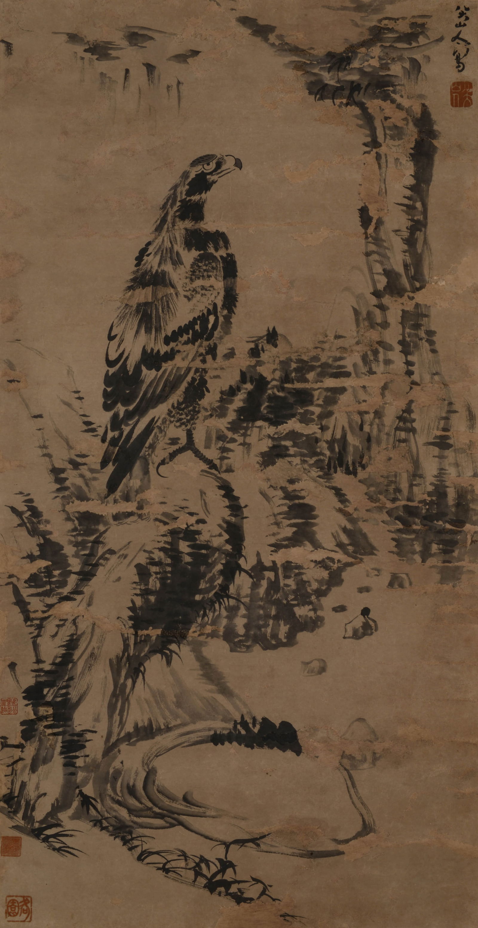 BADA SHANREN (1626-1705), ATTRIBUTED TO, EAGLE (1 of 6)