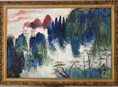 LIU HAISU (1896-1994), ATTRIBUTED TO, LANDSCAPE