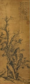TANG YIN (1470-1524), ATTRIBUTED TO, BAMBOO AND ROCK