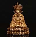 A SHAKYAMUNI BUDDHA STATUE