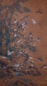 EMPEROR HUIZONG OF SONG (1082-1135), ATTRIBUTED TO, HUNDRED SPARROWS